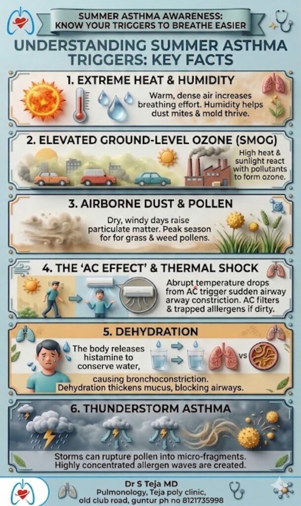 Can dehydration trigger asthma